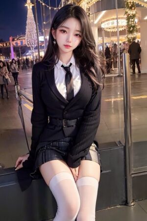 AI룩북 / LOOKBOOK / 놀이동산에서 오피스룩