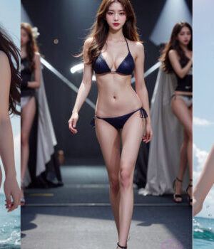 Ai Lookbook Black Bikini Model Images