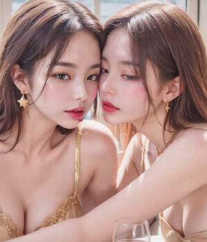 Ai Lookbook Wallpaper Images: Wearing an evening dress at the hotel