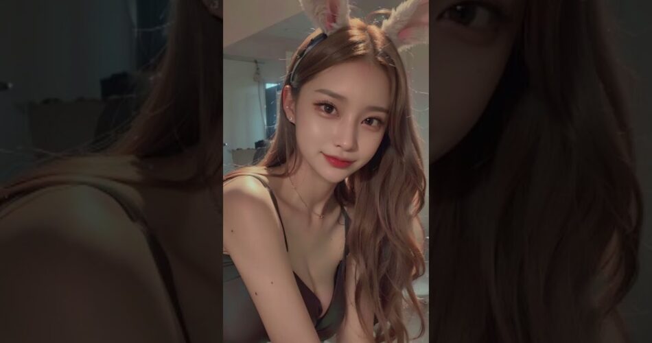 Ai art) 바니걸이 잘 어울리는 여신급 모델 #aiart #model