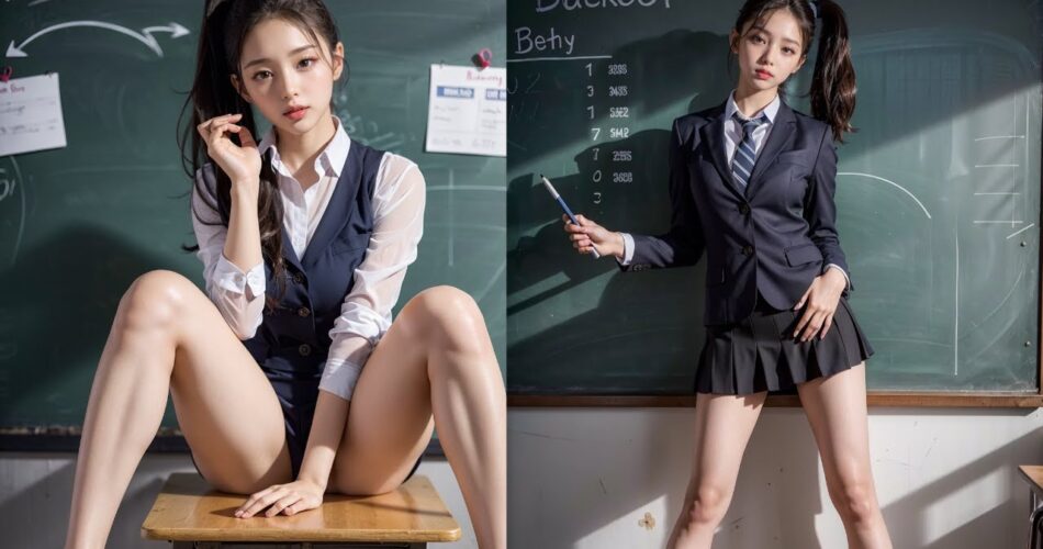 [4k] ai lookbook 19, classroom