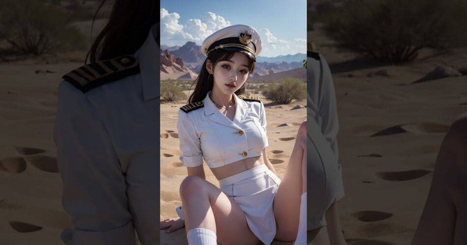[4K Ai Girl] Desert captain / 砂漠の船長 / 사막함장