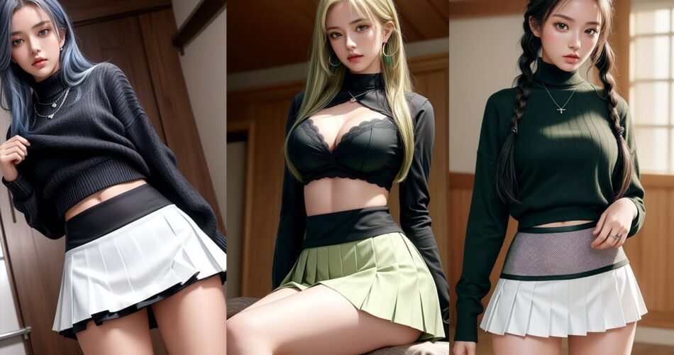 FASHION / AI MODEL’S DAILY LOOK / MODEL FASHION / SKIRT FASHION / EVERYDAY CLOTHES FASHION