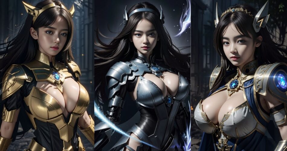 Sorcery and Swordplay: The Dual Nature of the Beautiful Witch Warrior | AI LookBook [4K]