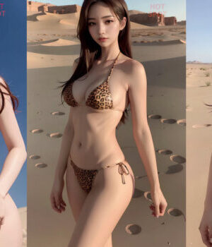 Leopard Bikini Images | AI Lookbook Girl 2024