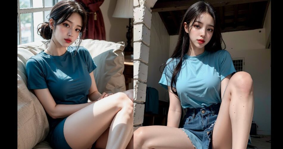 [4K] AI girl art lookbook , pretty girls