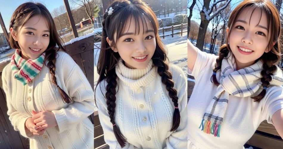 AI美女7 – №48「冬の北海道で大はしゃぎの少女♡」SP