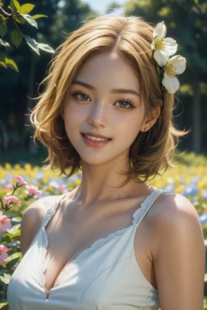 Flower Girls by Exterion AI | ai photo